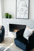 Ecosmart Fire Flex 158SS.BX2 Single Sided Fireplace Insert - Black Finish / Black Burner - ESF.FX.158SS.BX2.B